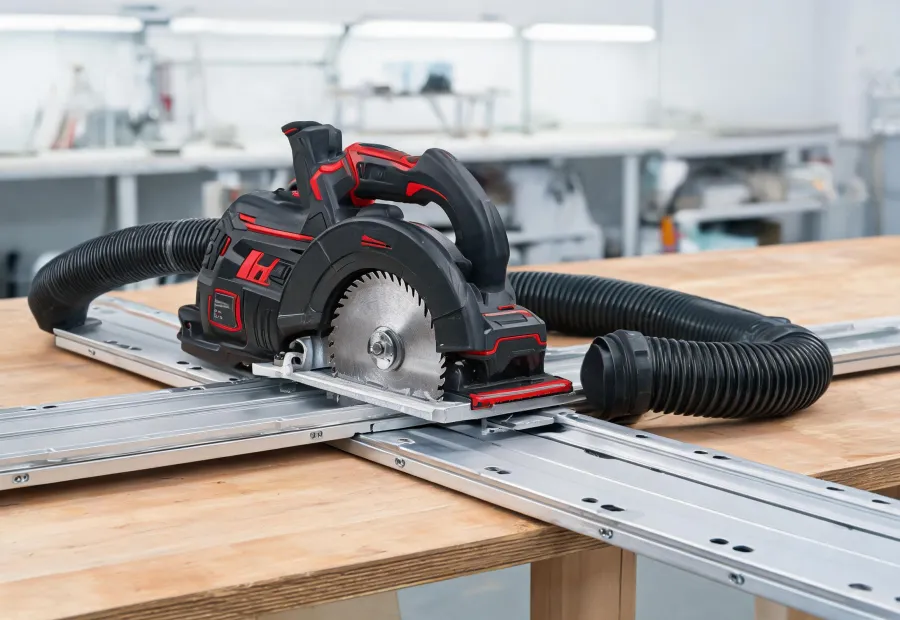 Festool cordless track saw and guide rail system