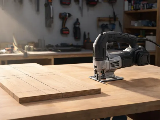 Festool jigsaw blade and cordless jigsaw setup
